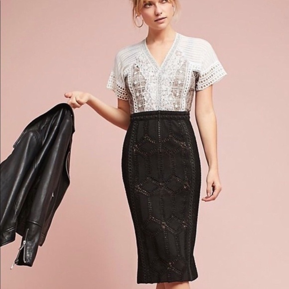 Byron Lars Anthropologie pencil dress
